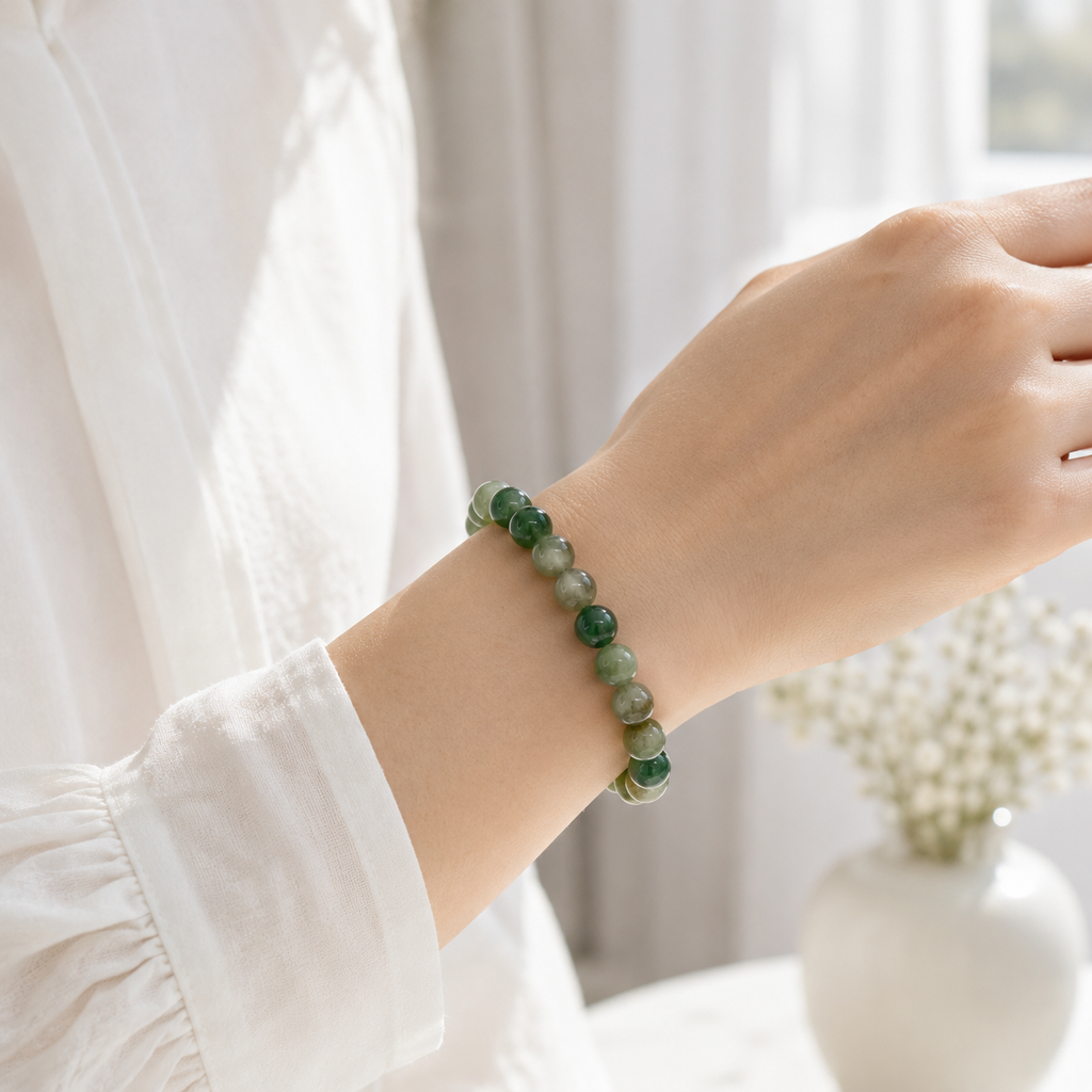 Green Aventurine Bracelet – Growth & Balance