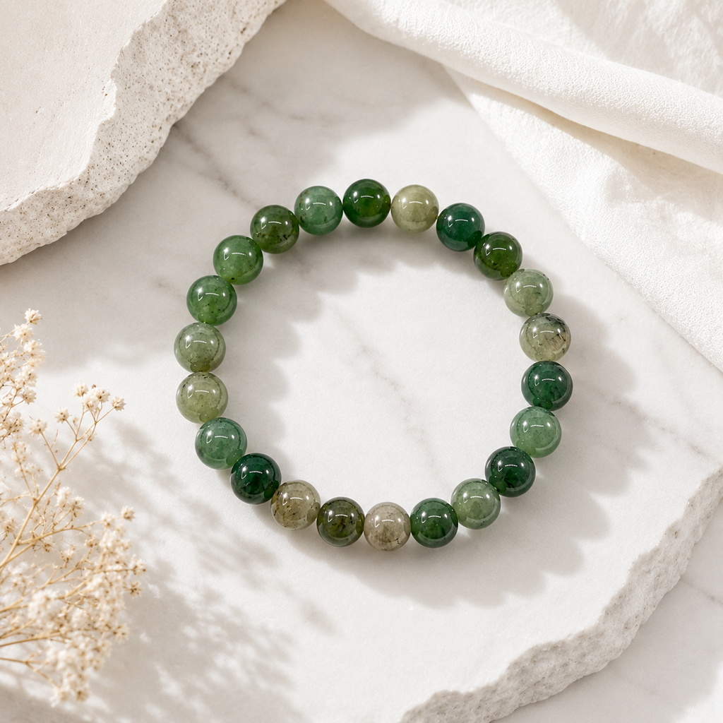 Green Aventurine Bracelet – Growth & Balance