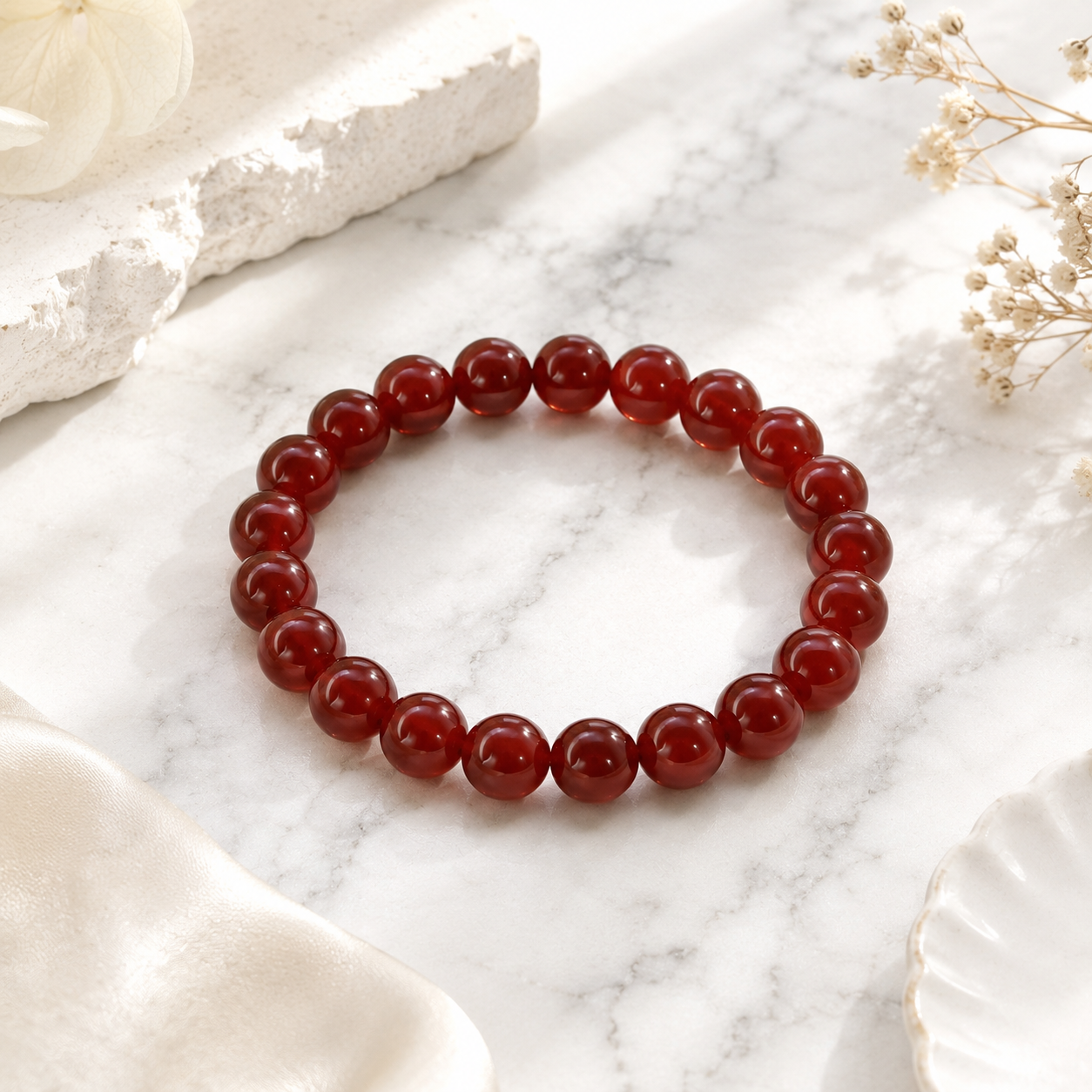 Red Carnelian Bracelet – Confidence & Vitality