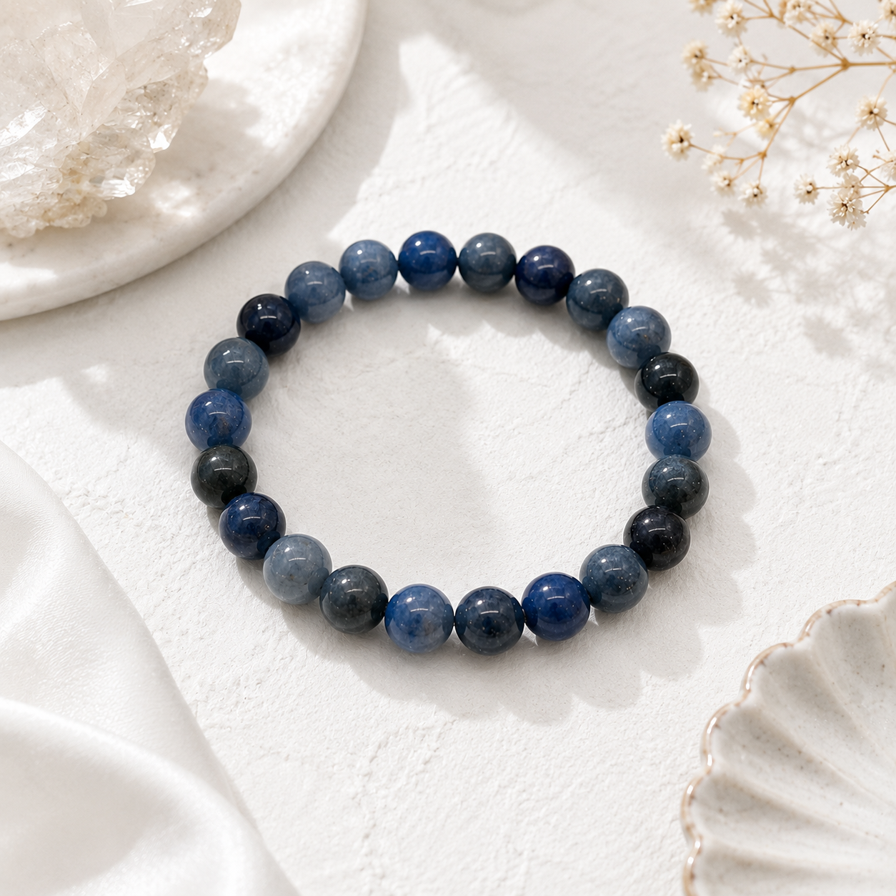 Blue Apatite Bracelet – Clarity & Focus