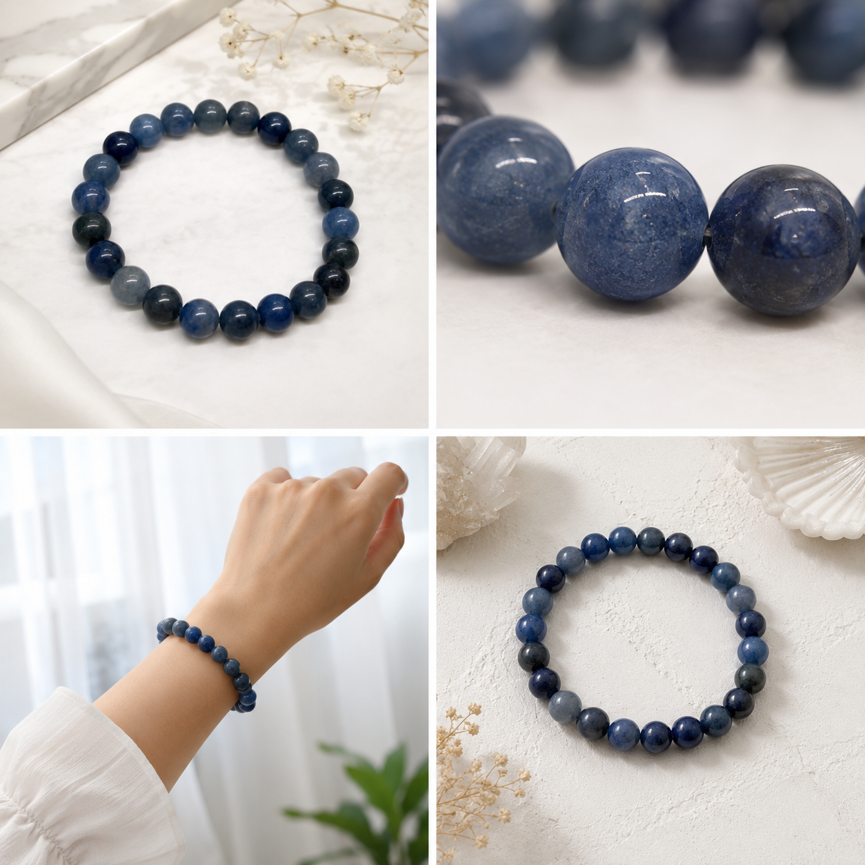 Blue Apatite Bracelet – Clarity & Focus