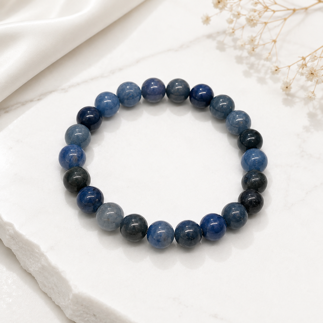 Blue Apatite Bracelet – Clarity & Focus